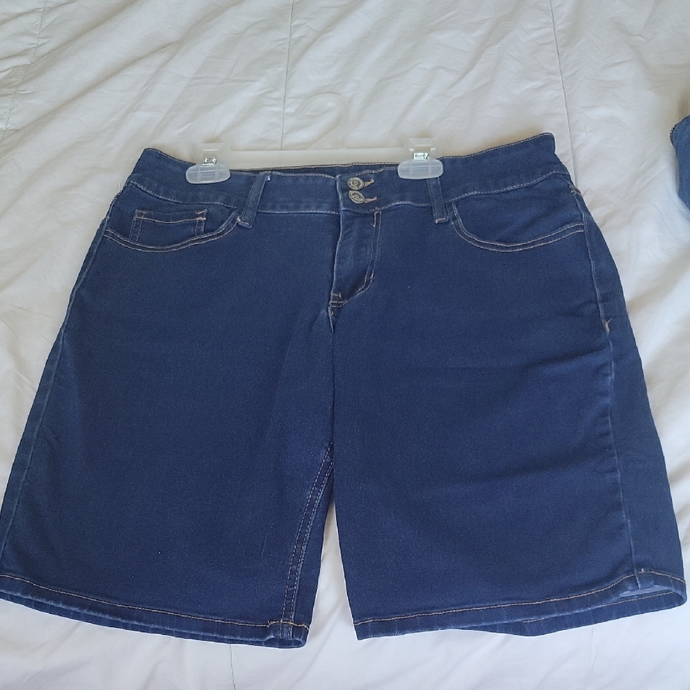 Classic Blue Denim Women's Shorts
